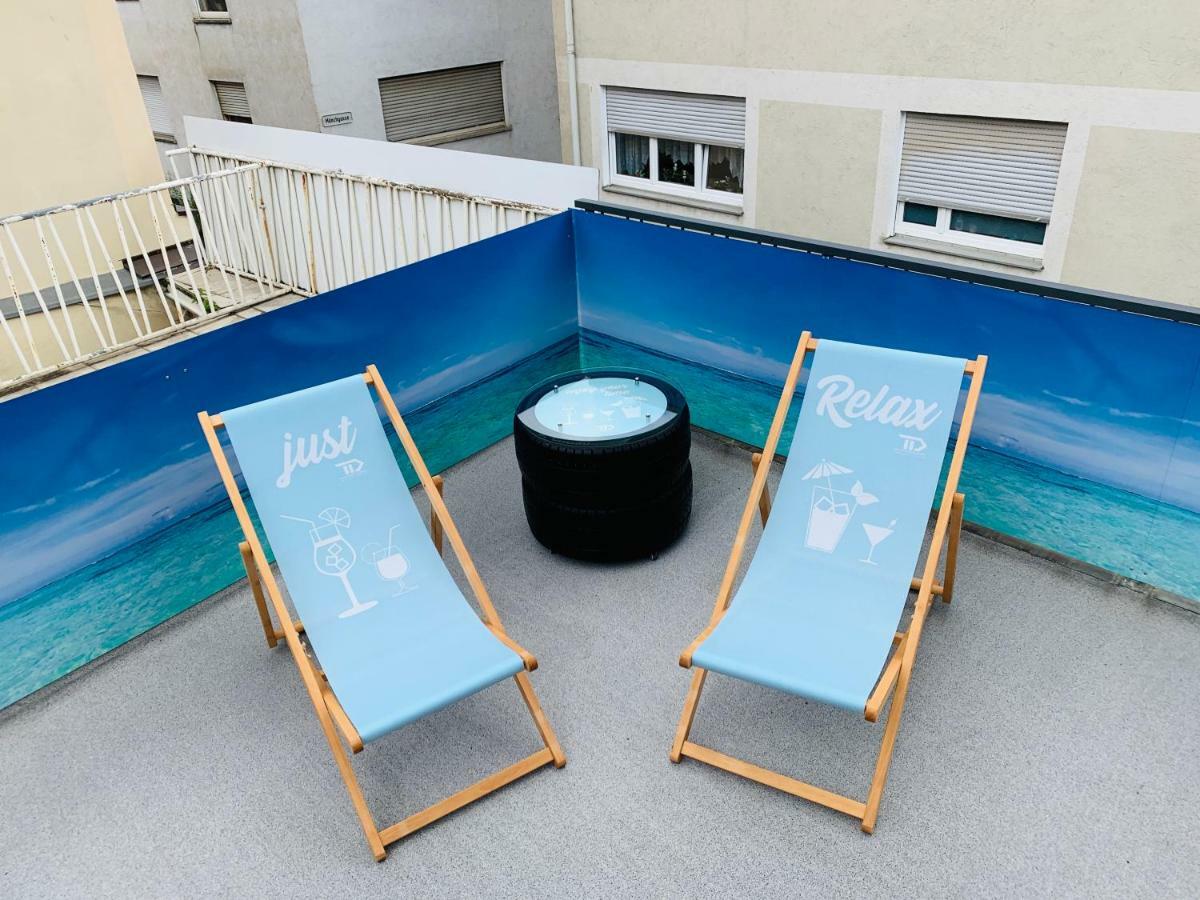 Schoenes Apartment Terrasse 2P. Stadtnah Wuerzburg Wlan Eksteriør bilde